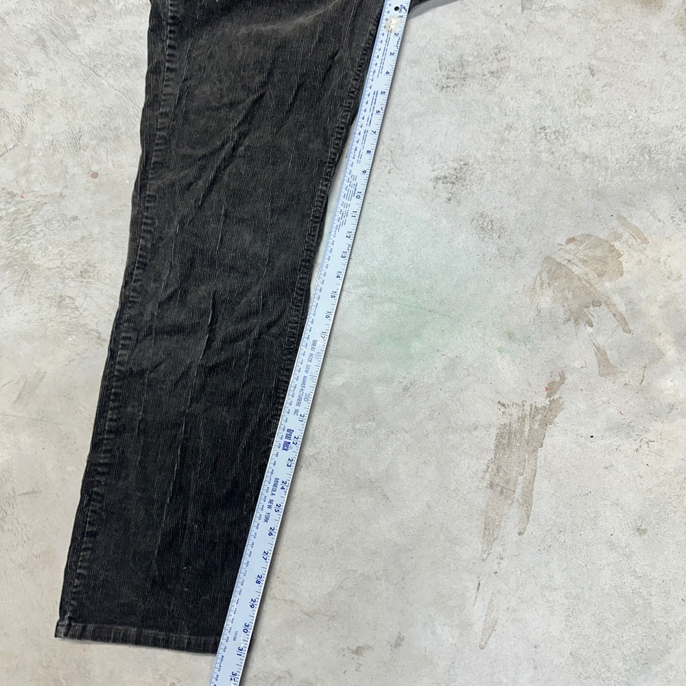 Eddie Bauer Corduroy Bootcut Pants Womens Size 12 Gray Casual Career Trousers - Picture 7 of 10